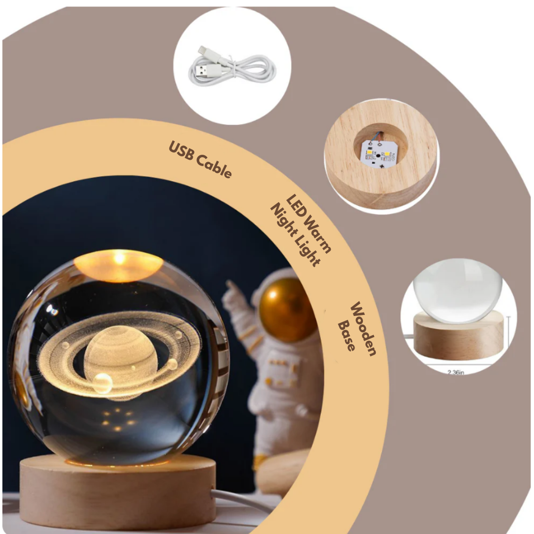 Luminous Crystal Sphere