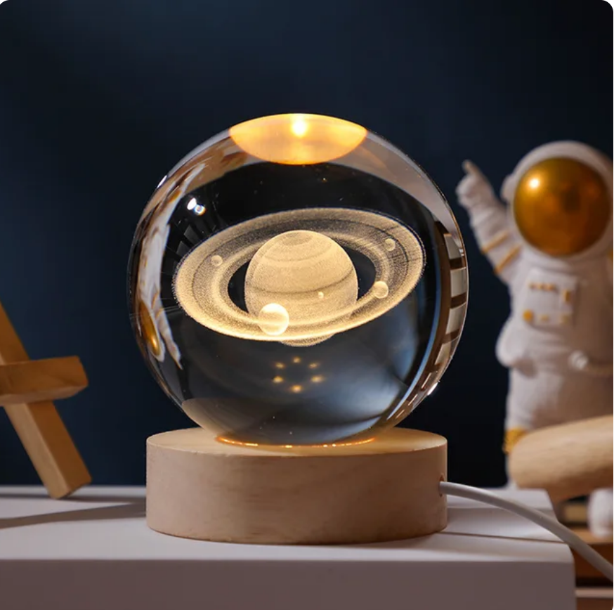 Luminous Crystal Sphere