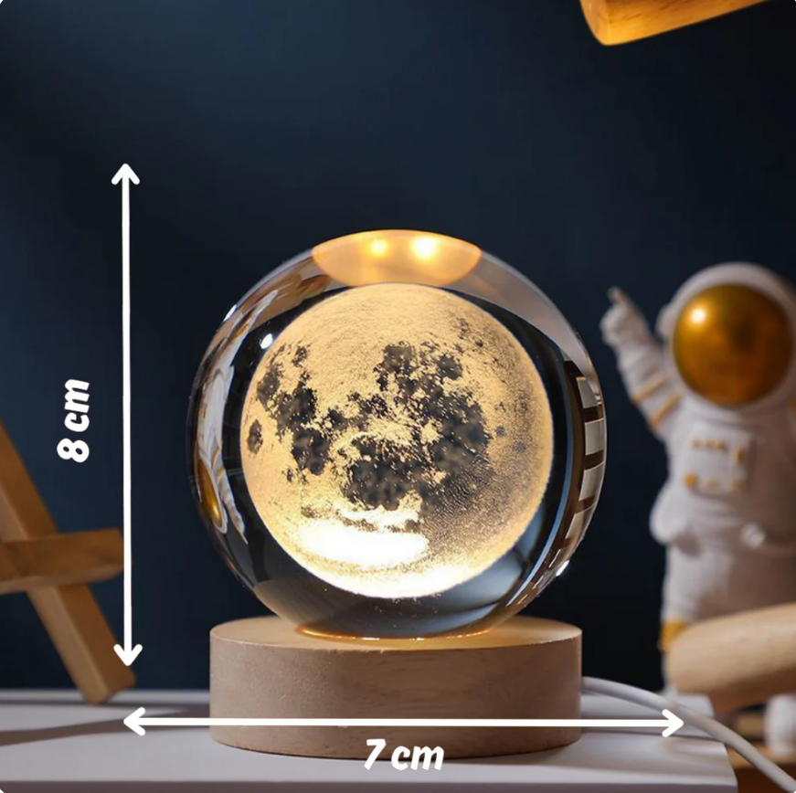 Luminous Crystal Sphere